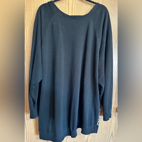 Leopard print chiffon front pullover - Picture 4 of 7